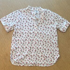 Floral Print Women's Blouse